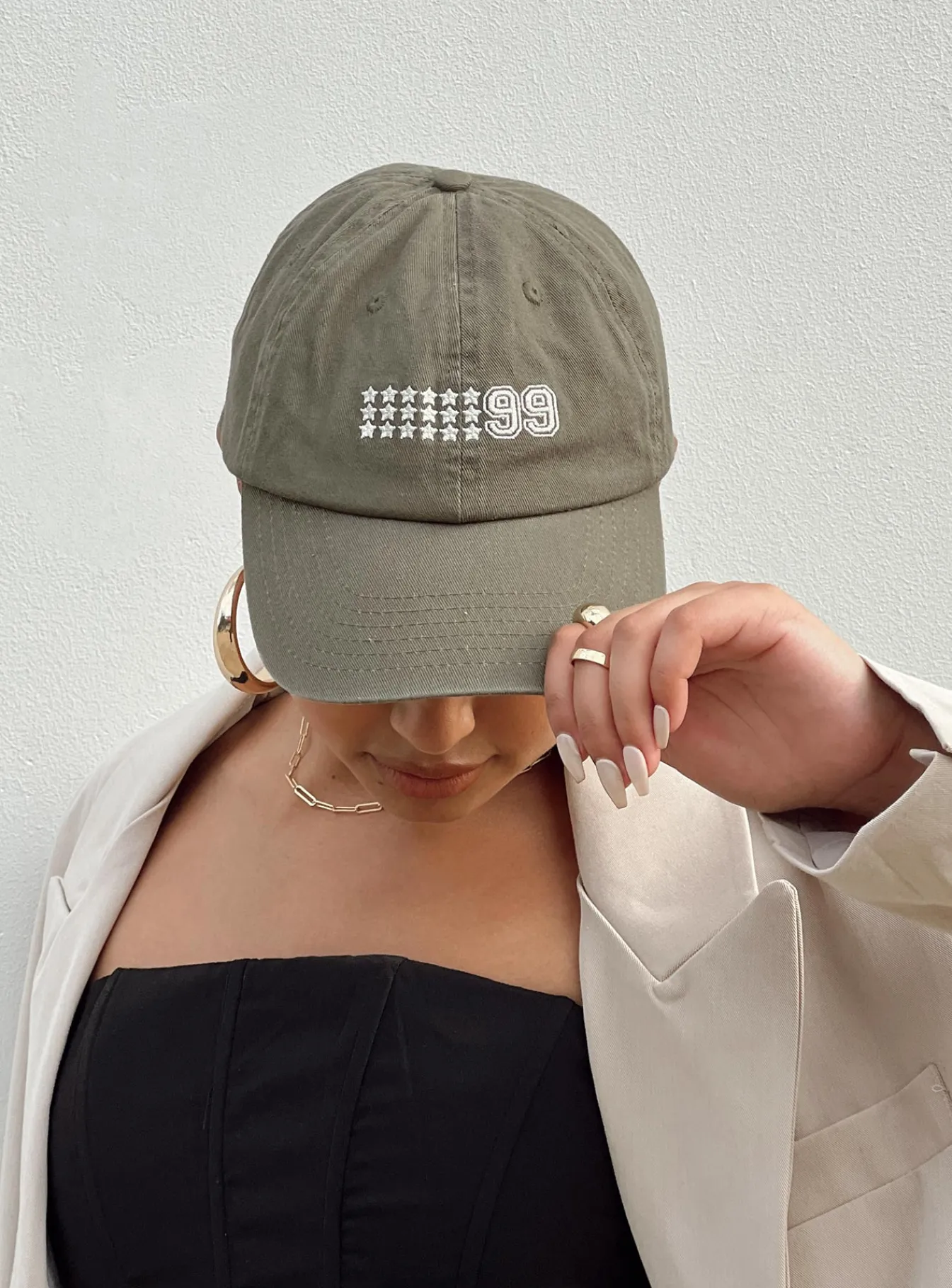 Princess Polly 99 Dad Cap Khaki Clearance