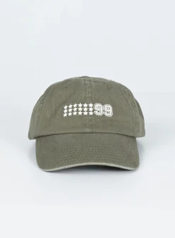 Princess Polly 99 Dad Cap  Khaki Clearance