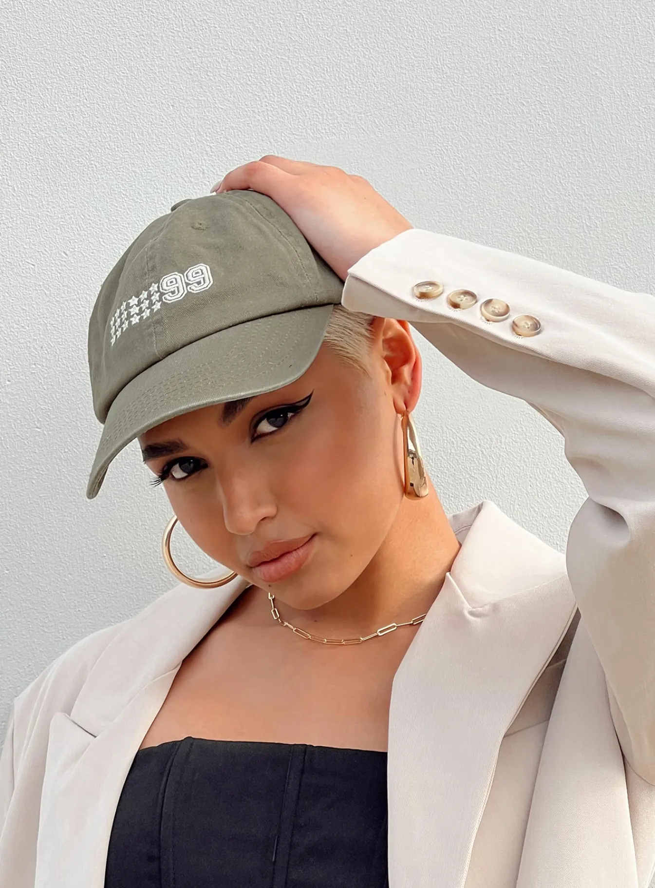 Princess Polly 99 Dad Cap Khaki Clearance