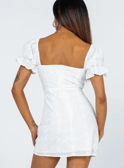 Princess Polly Rose Mini Dress White Best Sale