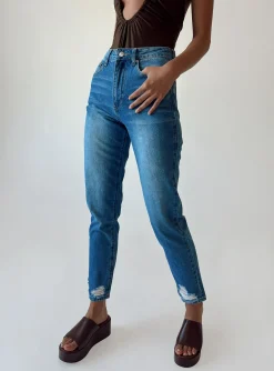 Princess Polly Abarca Straight Legjeans   Denim Online
