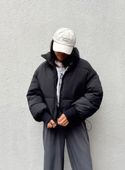 Princess Polly Abe Puffer Jacket Black Best