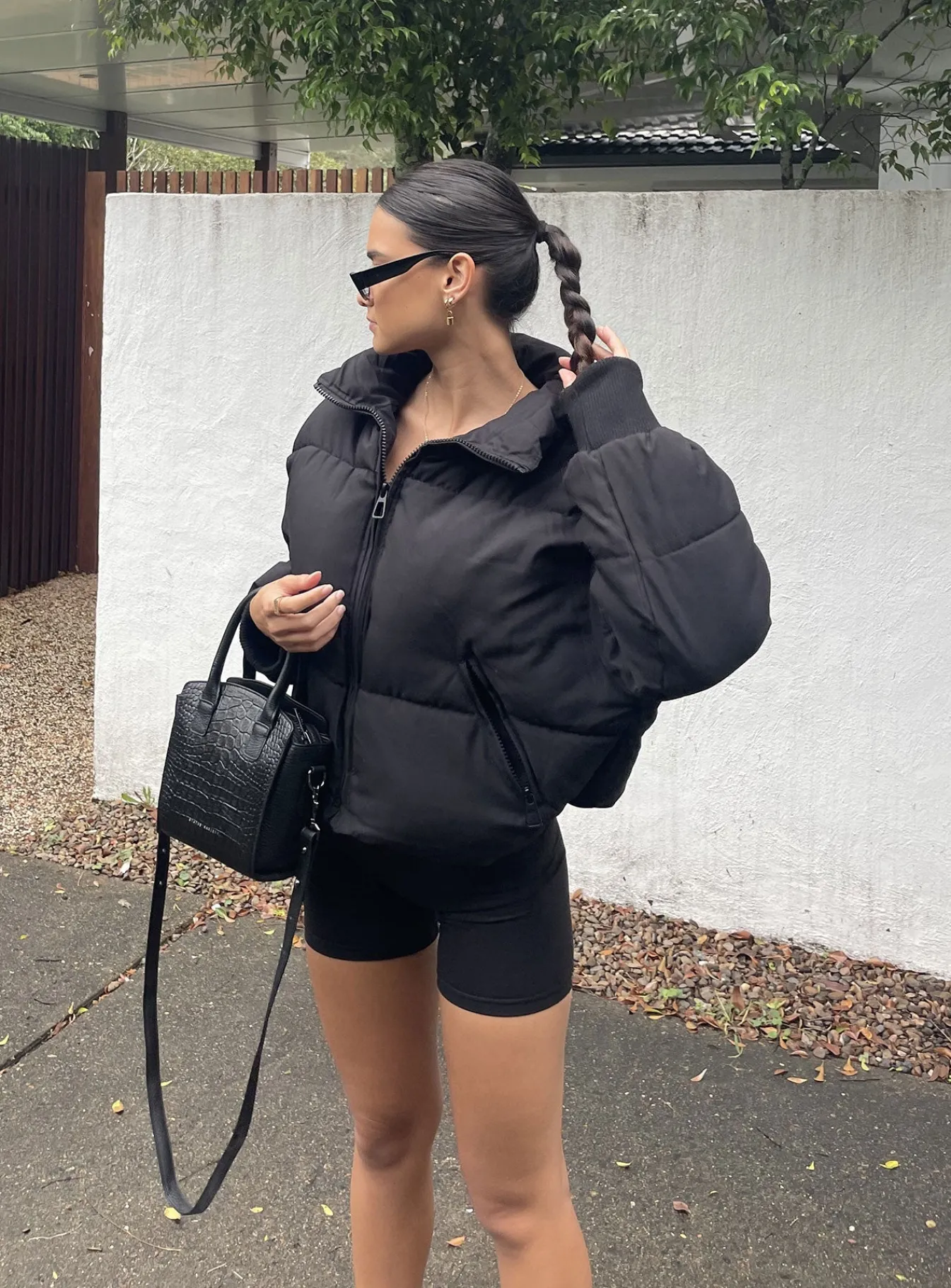 Princess Polly Abe Puffer Jacket Black Best