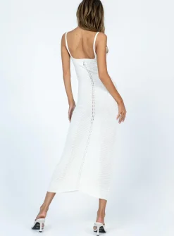 Princess Polly Abigail Midi Dress Cream Cheap