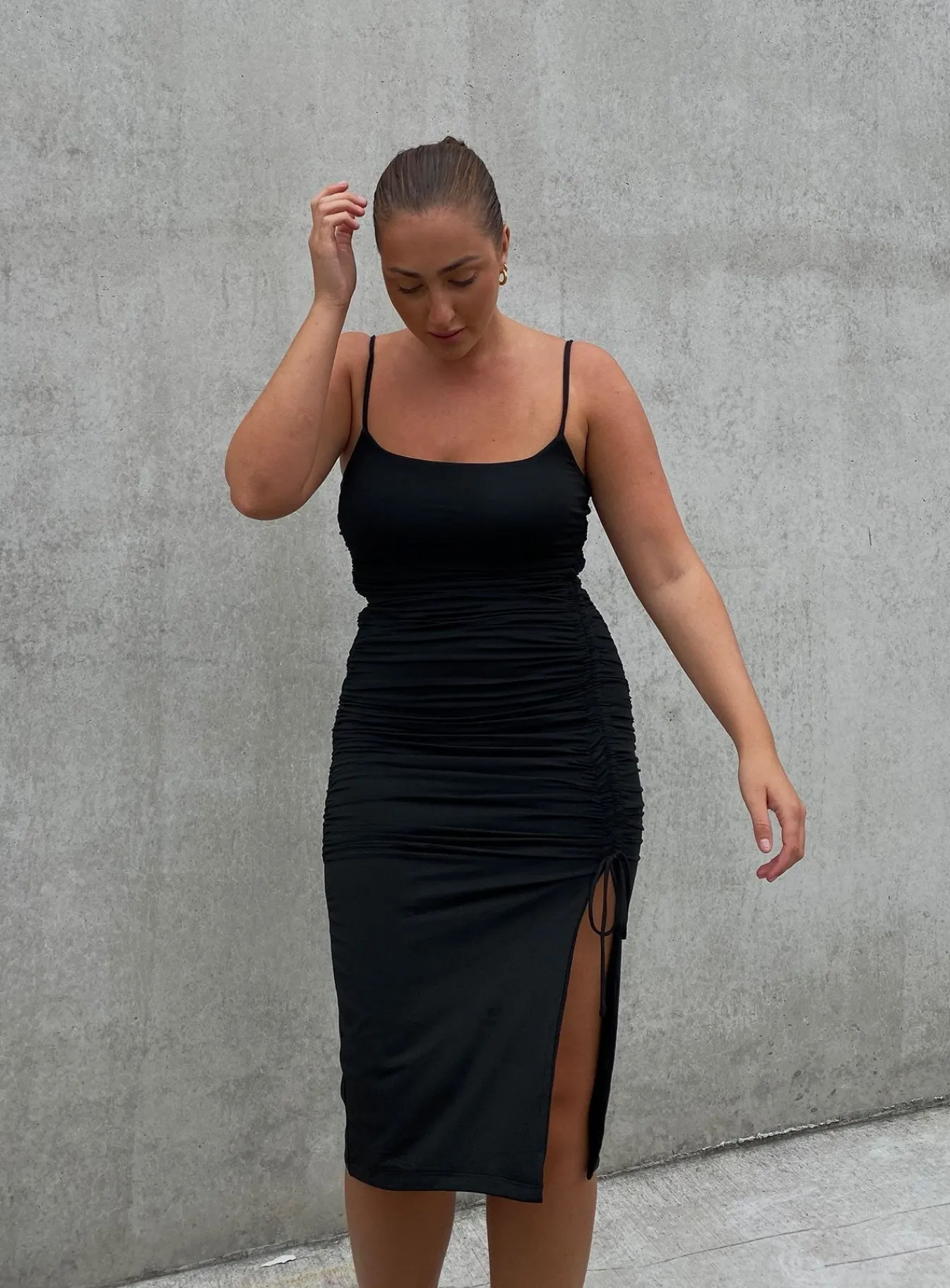 Princess Polly Adalee Midi Dress Black Best Sale