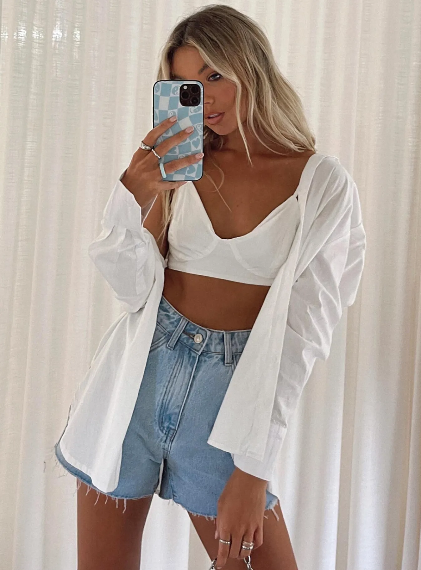 Princess Polly Adalia Shirt White Hot
