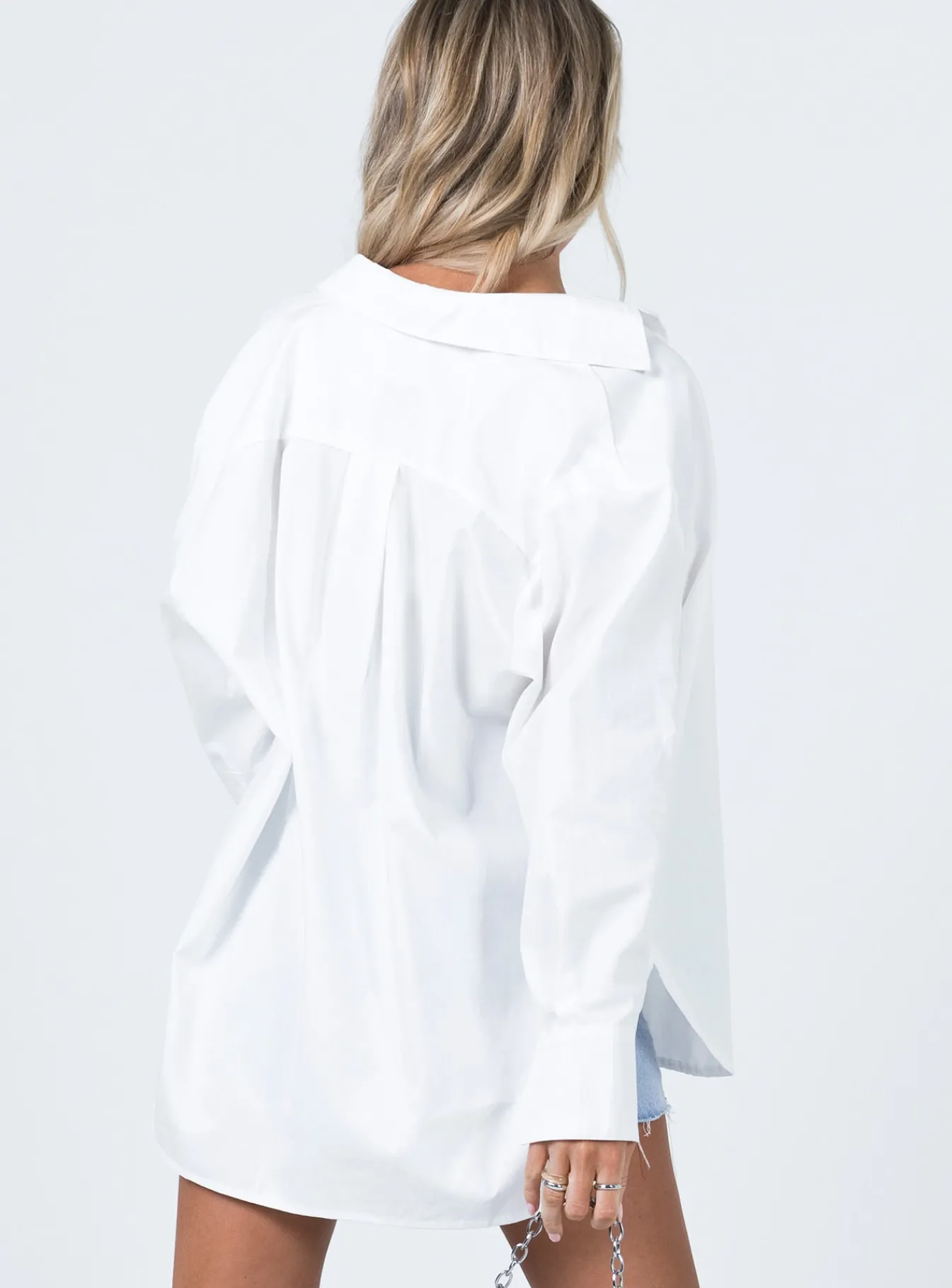 Princess Polly Adalia Shirt White Hot