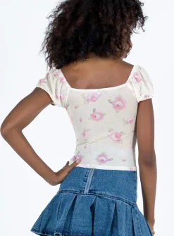 Princess Polly Addai Top Cream / Floral Online
