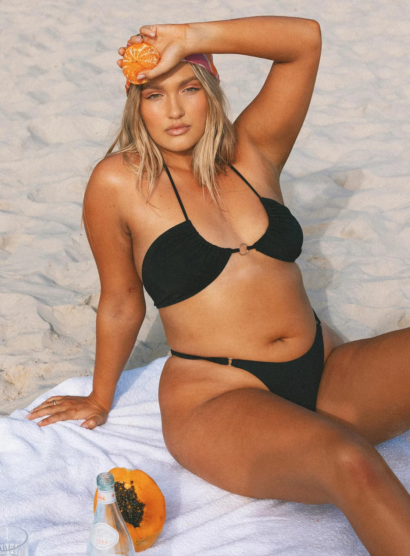 Princess Polly Addison Bikini Top Black Cheap