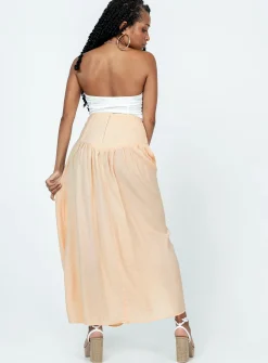 Princess Polly Adelaide Maxi Skirt Beige Cheap
