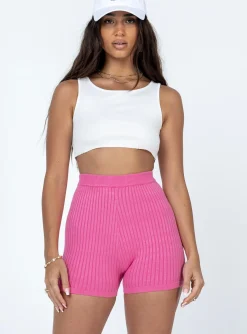 Princess Polly Aeditha Shorts  Pink Sale