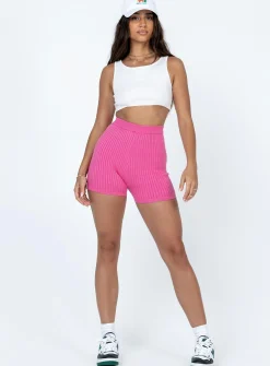 Princess Polly Aeditha Shorts Pink Sale