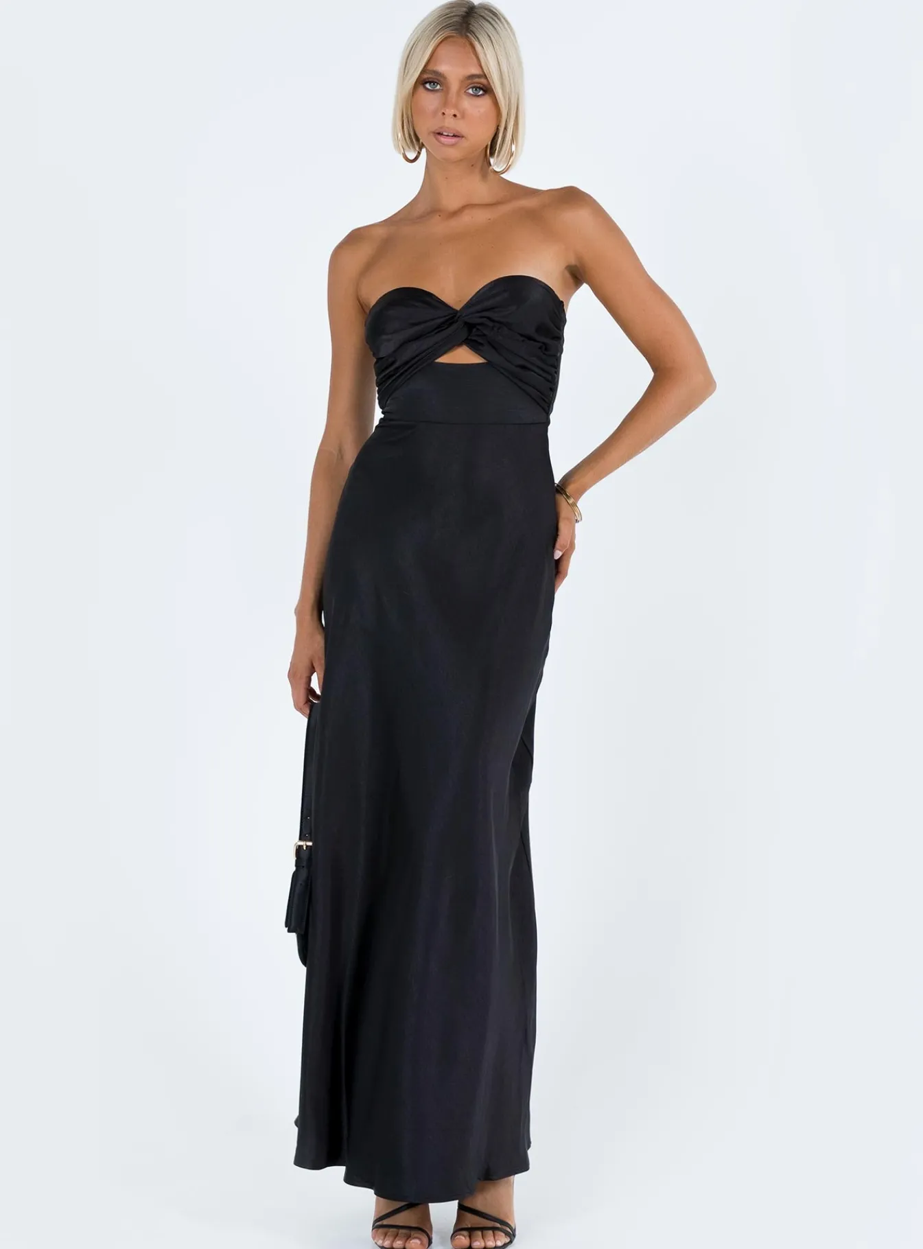 Princess Polly Ahna Maxi Dress Black Best Sale