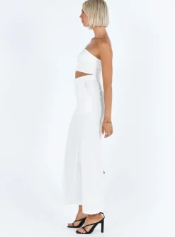 Princess Polly Aiden Set  White Fashion