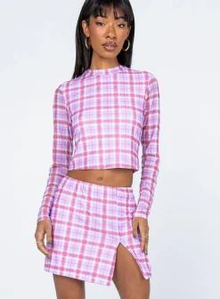 Princess Polly Alana Long Sleeve Set/ Purple   Pink Best Sale