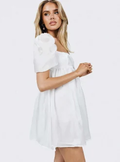 Princess Polly Alaya Mini Dress White Shop