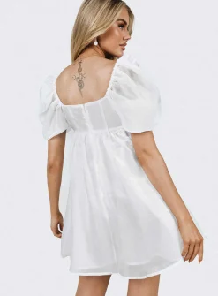 Princess Polly Alaya Mini Dress White Shop