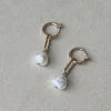 Princess Polly Alda Earrings/ White   Gold Cheap