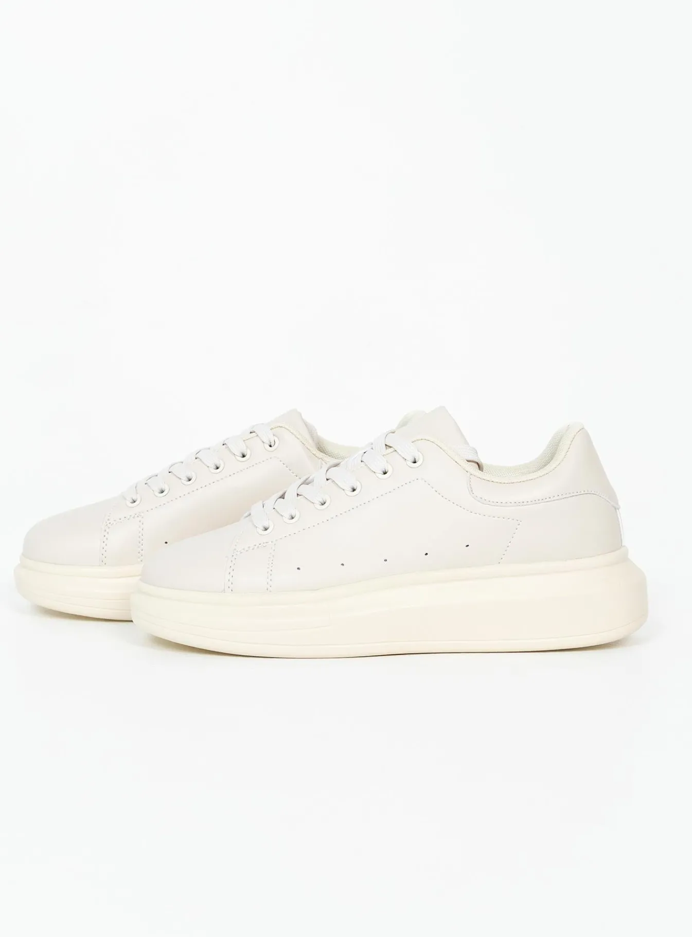 Princess Polly Alexa Sneakers Beige Discount