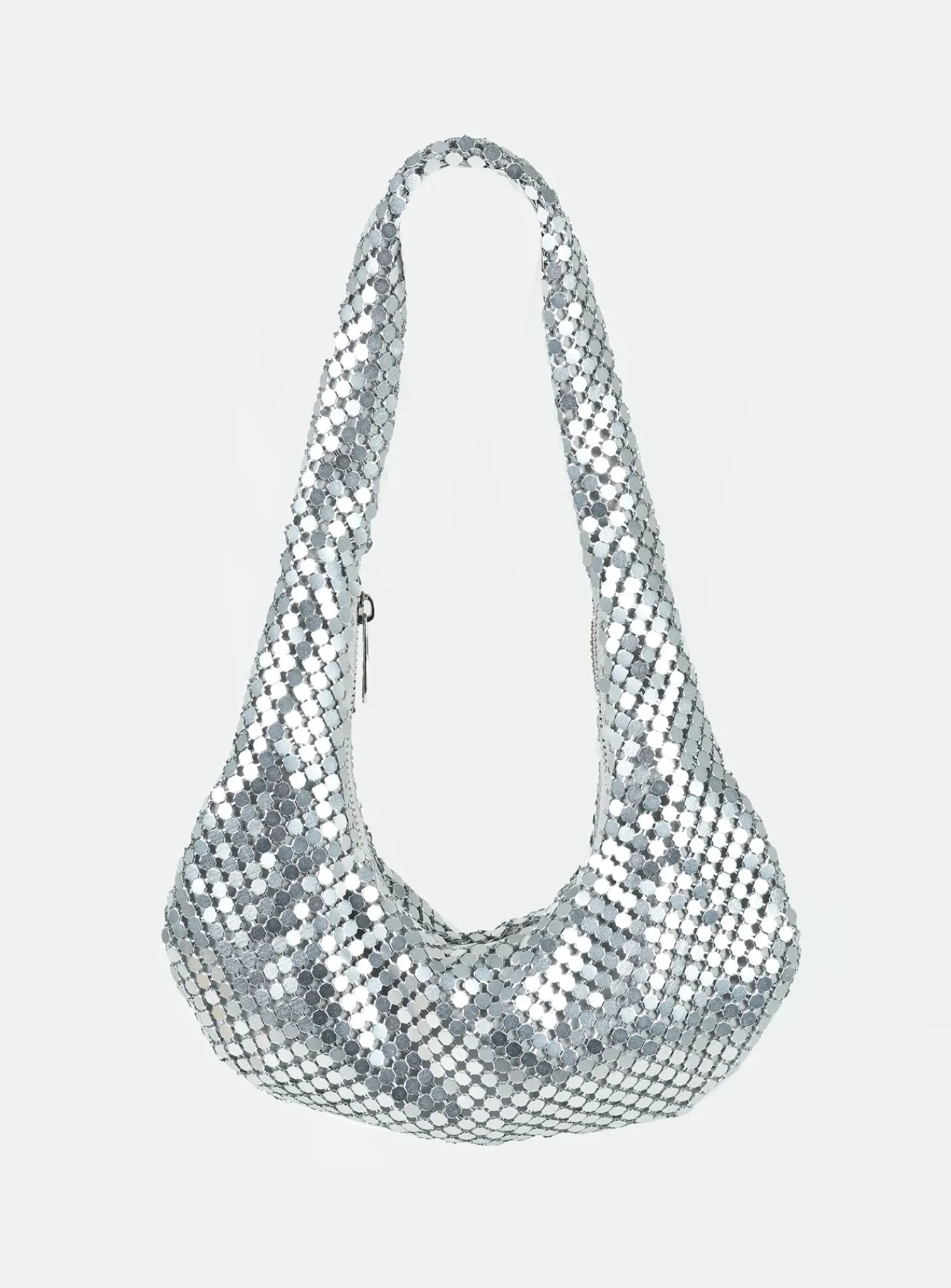 Princess Polly Alexanderson Shoulder Bag Silver Clearance