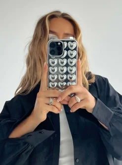 Princess Polly Alexina Iphone Case  Silver Flash Sale