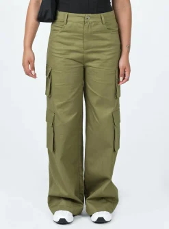 Princess Polly Alexis Cargo Pants  Khaki Online