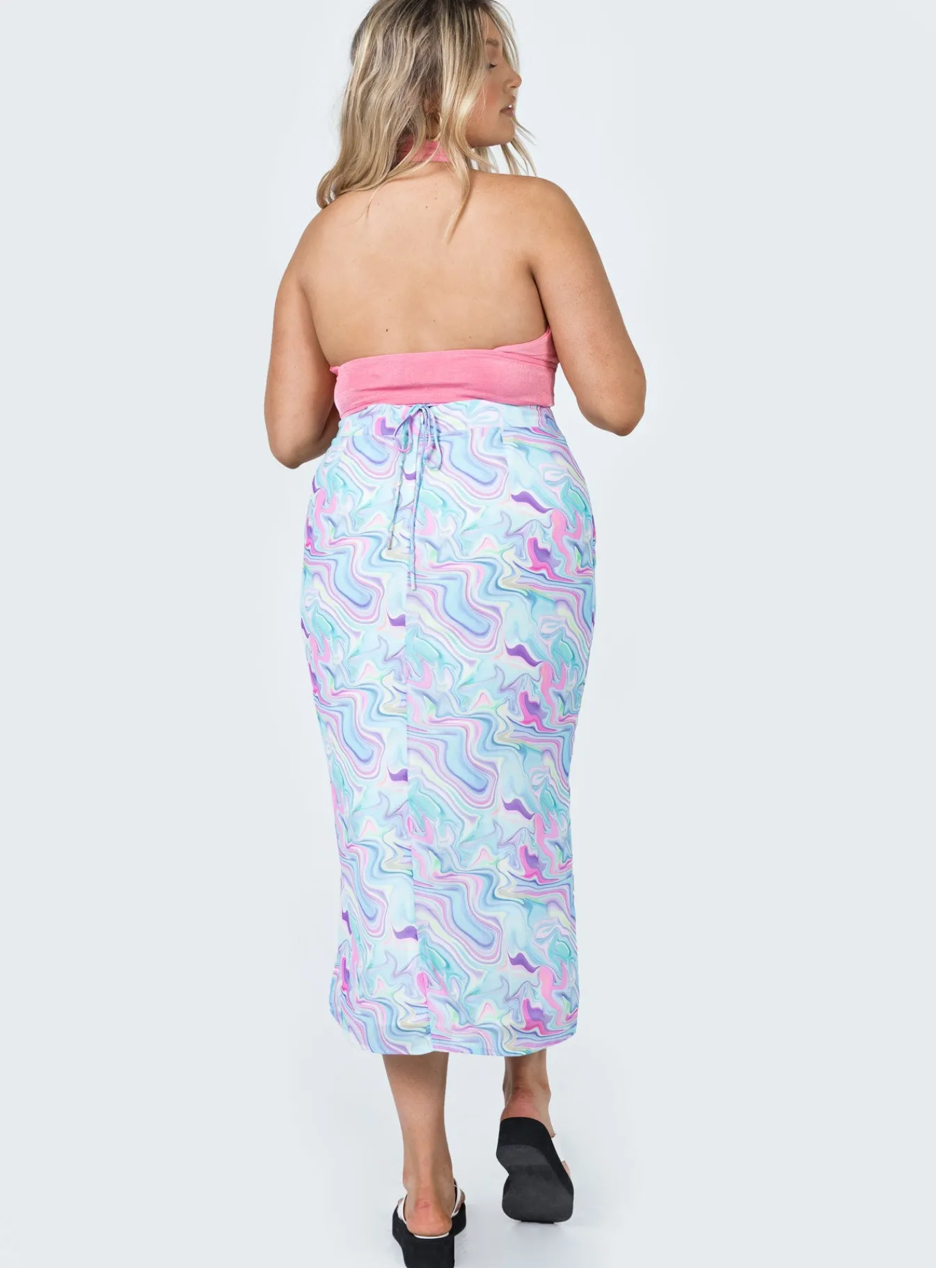 Princess Polly Aliana Midi Skirt Multi Store