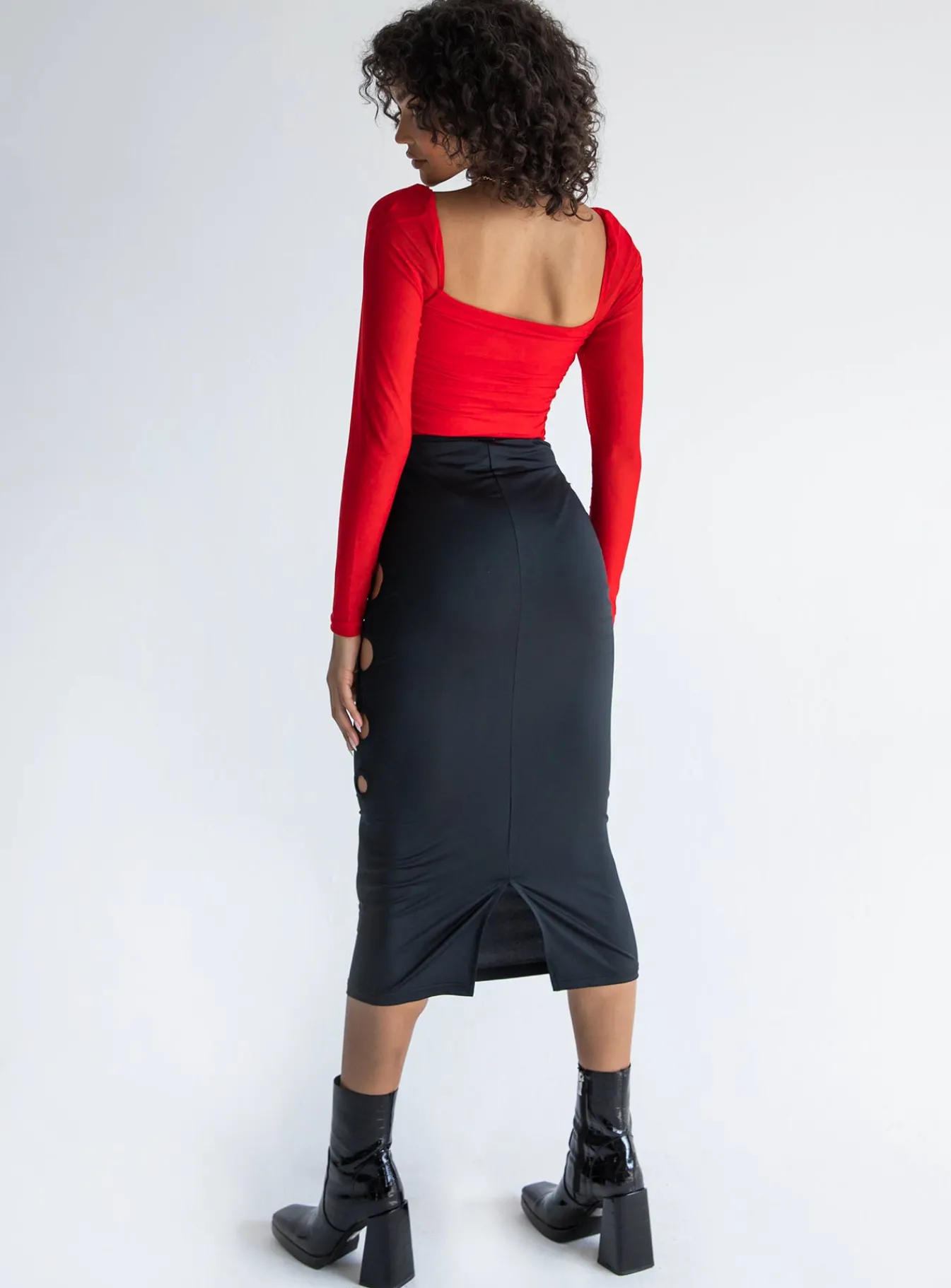 Princess Polly Alice Keyhole Maxi Skirt Black Flash Sale