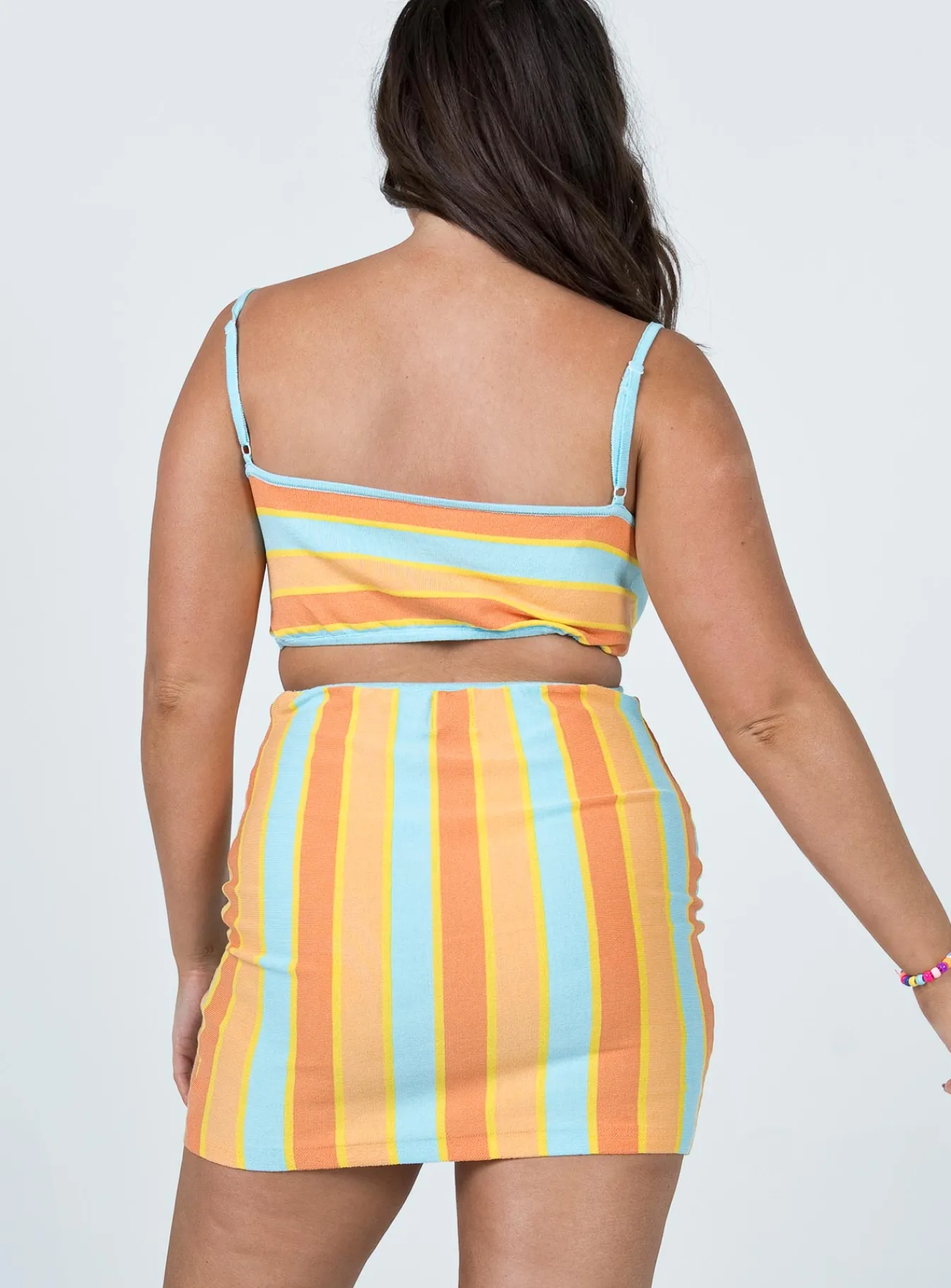 Princess Polly Alicia Mini Dress Orange Multi Best Sale