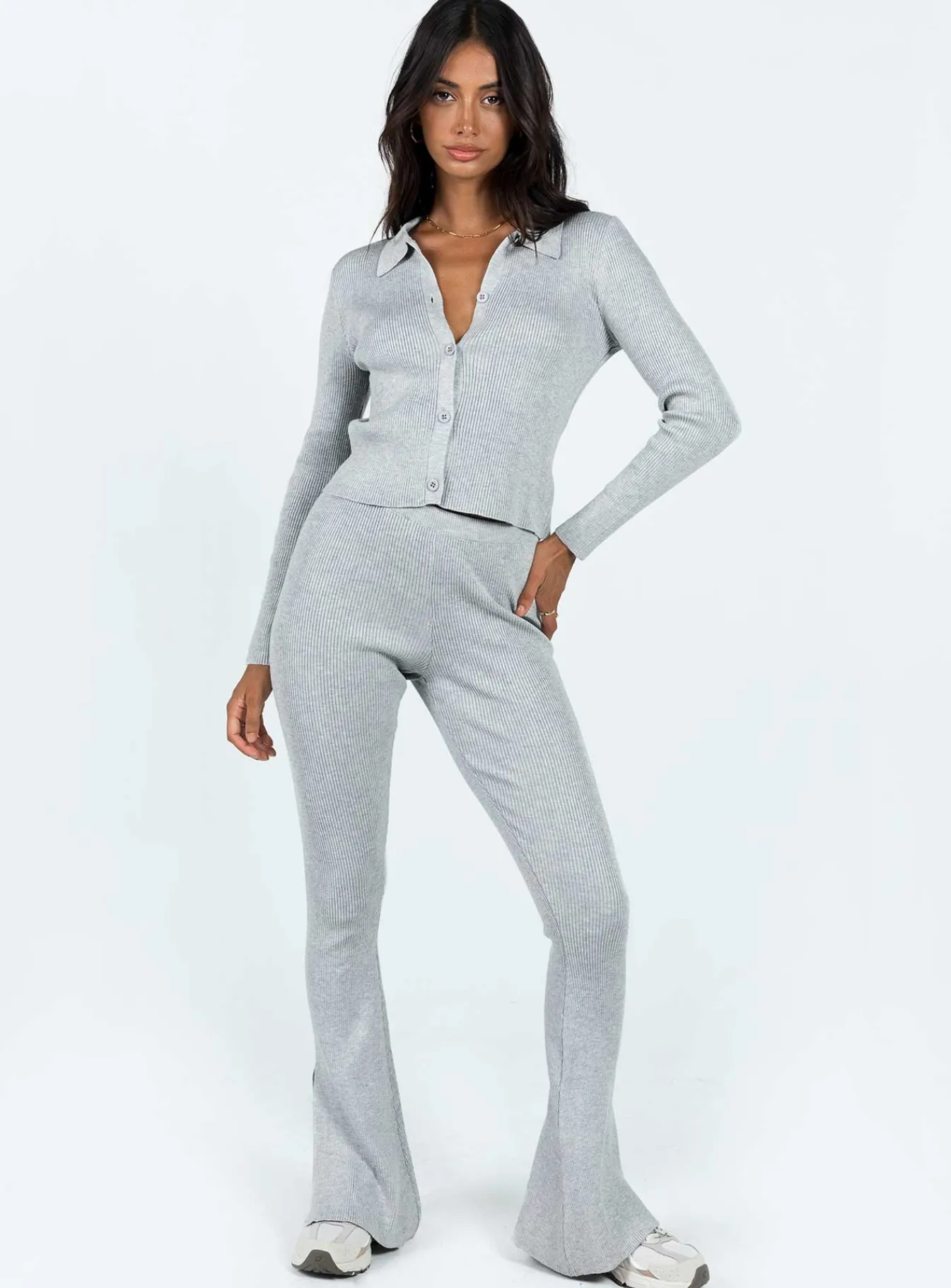 Princess Polly Alita Set Grey Hot