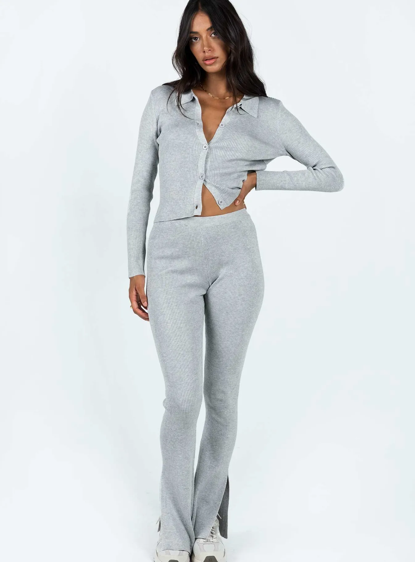 Princess Polly Alita Set Grey Hot