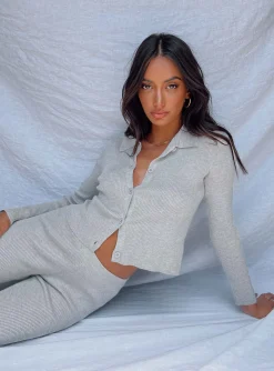Princess Polly Alita Set Grey Hot