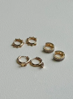Princess Polly Alizzi Earring Pack  Gold Flash Sale