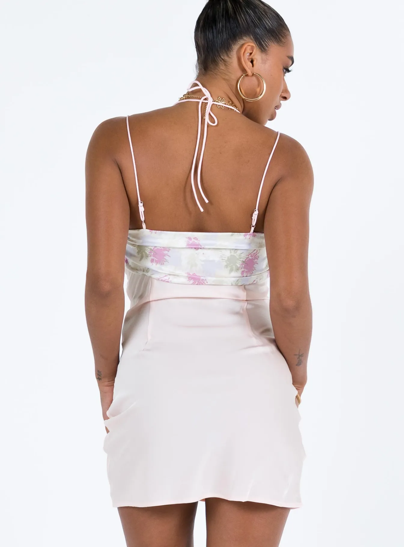 Princess Polly Allery Mini Dress Pink Multi Shop