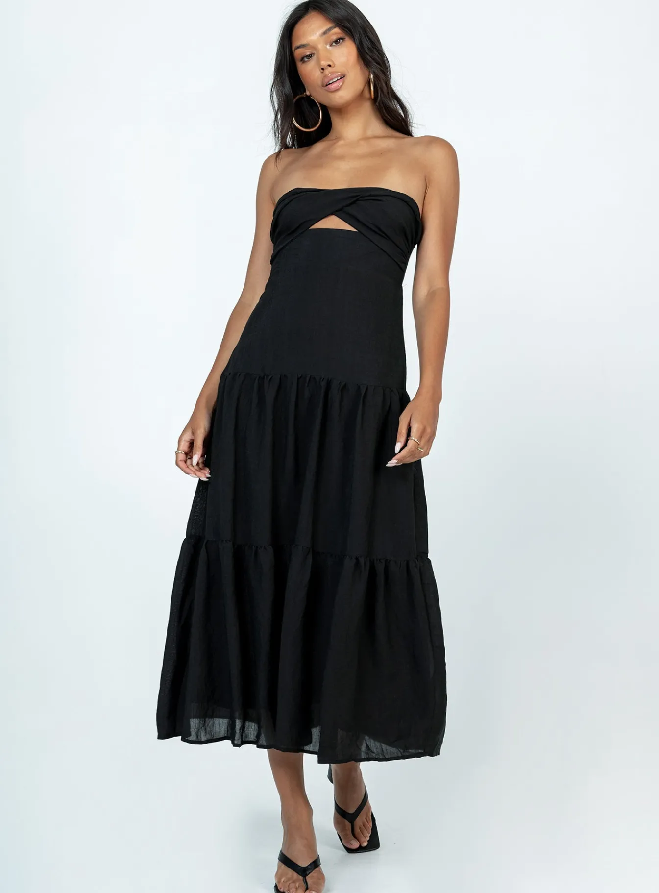 Princess Polly Allie Midi Dress Black Store