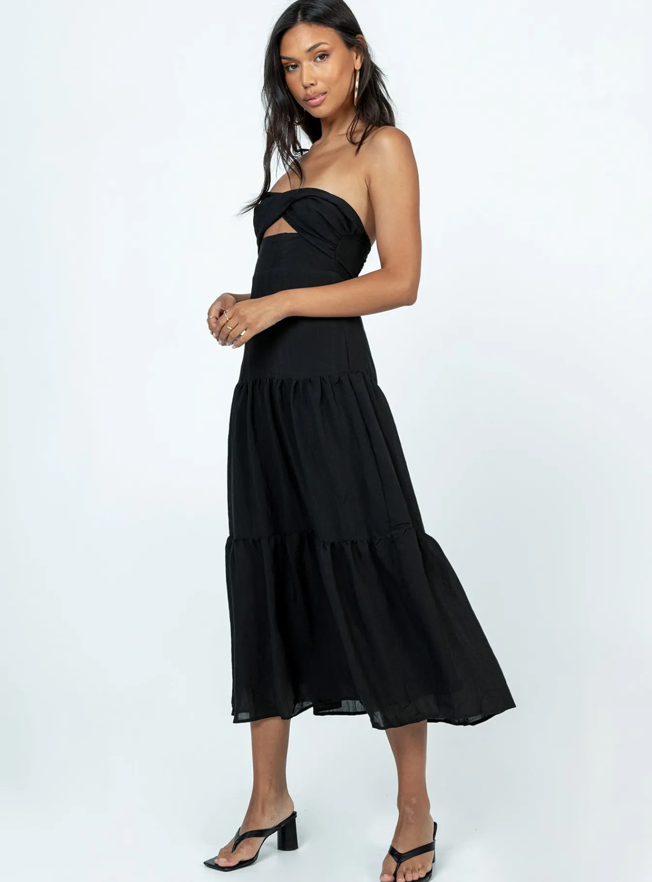 Princess Polly Allie Midi Dress Black Store