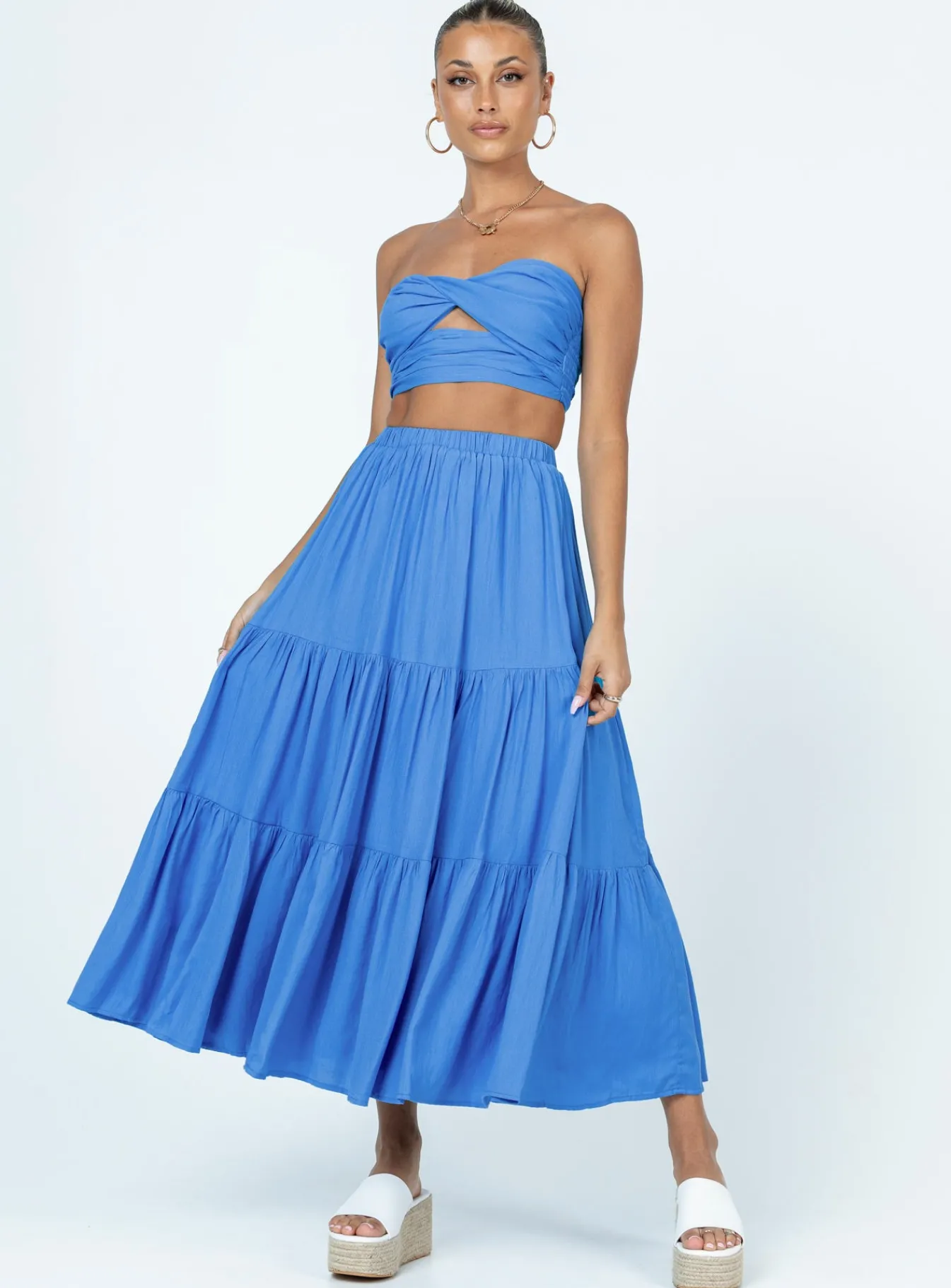Princess Polly Allie Set Blue Outlet