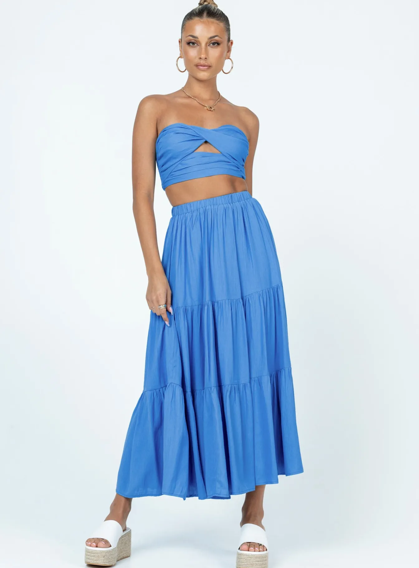 Princess Polly Allie Set Blue Outlet