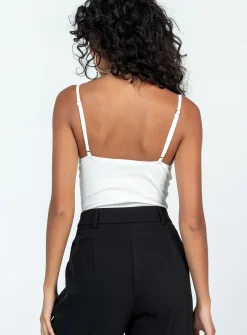Princess Polly Allred Bodysuit White Fashion