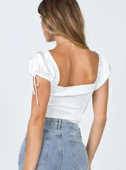 Princess Polly Allyson Top White Cheap