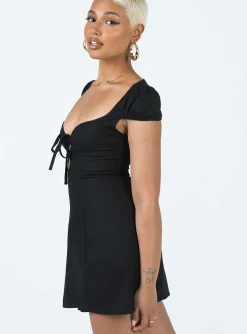 Princess Polly Alora Mini Dress Black Hot
