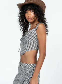 Princess Polly Alton Check Corset Multi Discount