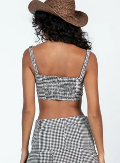 Princess Polly Alton Check Corset Multi Discount