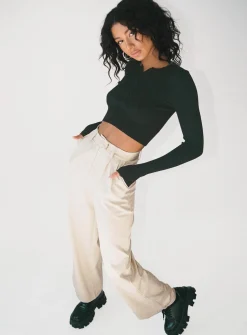 Princess Polly Amalia Pants  Beige Online