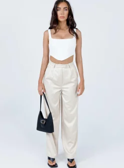 Princess Polly Amalia Pants Beige Online