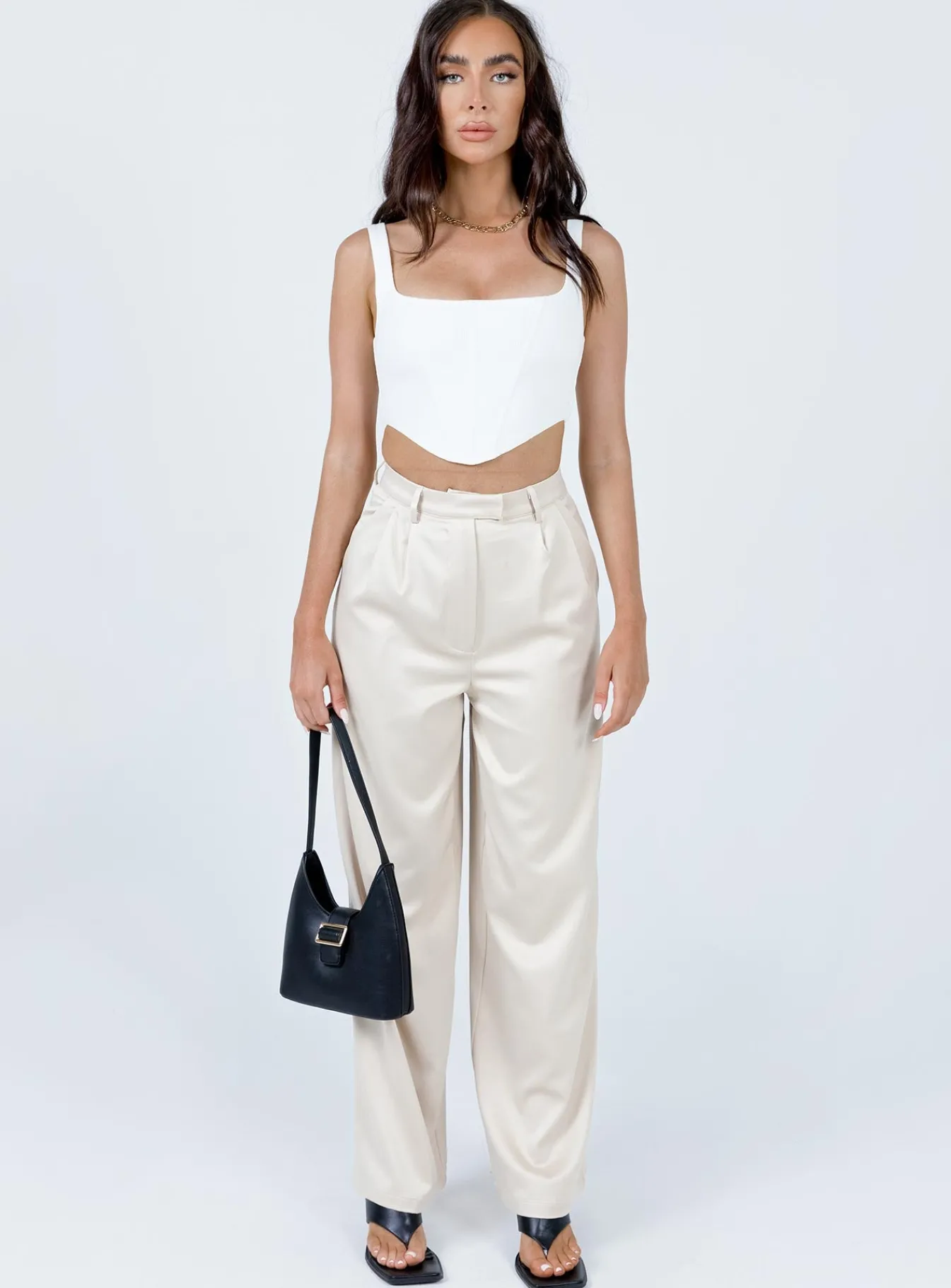 Princess Polly Amalia Pants Beige Online