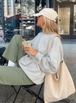 Princess Polly Amato Sweatshirt Grey Online