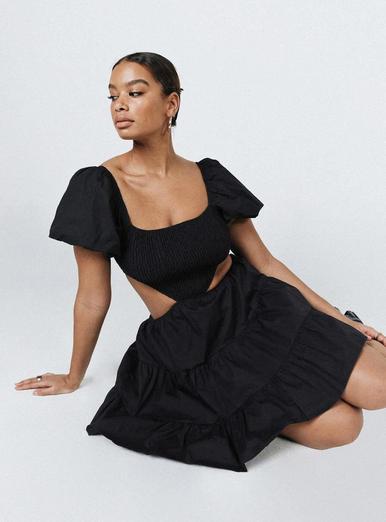 Princess Polly Amber Mini Dress Black Shop
