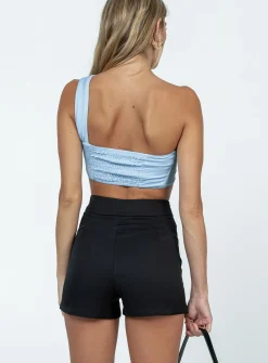 Princess Polly Amberlynn Shorts Black Sale