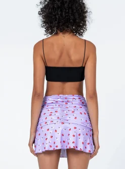 Princess Polly Amelia Mini Skirt Purple New